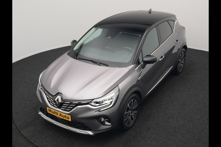 Renault Captur 1.6 E-Tech Initiale Paris PHEV 160pk Dealer O.H | Adaptive Cruise | 360 Camera | Lederen Sportstoelen Verwarmd | Stuur Verwarmd | Blis | Keyless | Navigatie | DAB | 18"L.M | Plug In Hybrid |