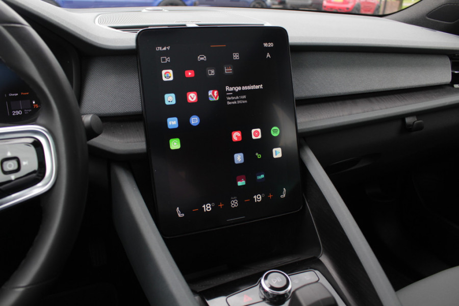 Polestar 2 Long Range Single Motor 78 kWh / 360Camera / CarPlay / Keyless / 19'' / Stoelverwarming / Virtual / Dodehoek / DAB / Cruise Control Adaptief