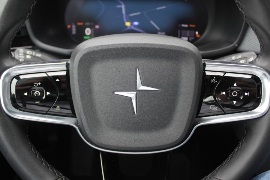 Polestar 2 Long Range Single Motor 78 kWh / 360Camera / CarPlay / Keyless / 19'' / Stoelverwarming / Virtual / Dodehoek / DAB / Cruise Control Adaptief