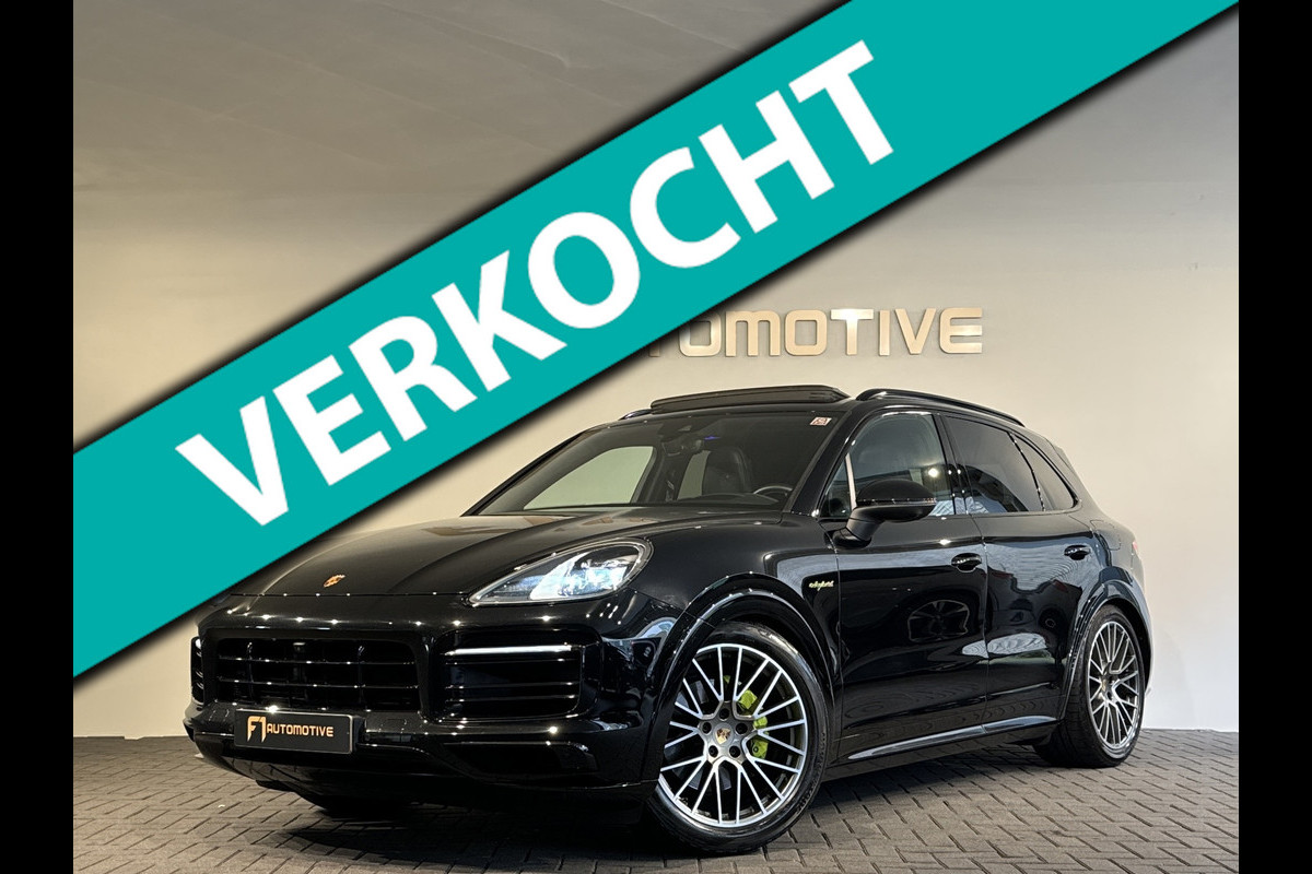 Porsche Cayenne 3.0 E-Hybrid Pano|App 03-27|SportDesign|HuD|Bose|360 Camera