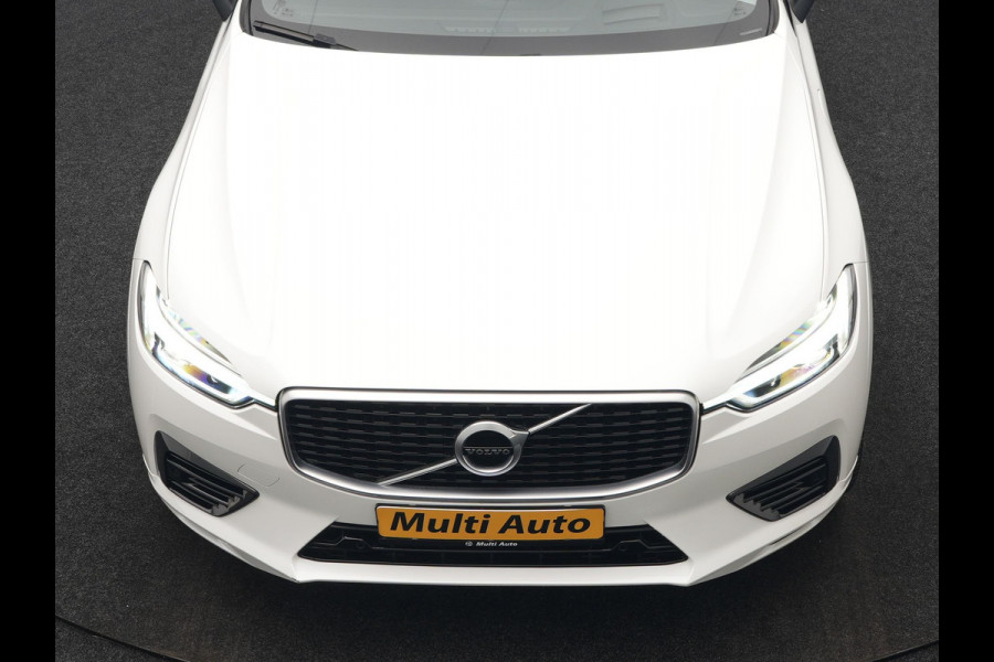 Volvo XC60 Recharge T8 AWD R-Design PHEV 391pk Dealer O.H. | Panodak | Luchtvering | Head Up | Camera | Harman & Kardon | Lederen Sportstoelen Memory & Verwarmd | 21"L.M | Apple Carplay | Keyless | Blis | Virtual | Navigatie | DAB | Plug In Hybrid