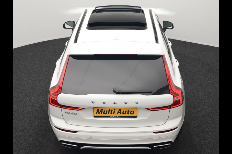 Volvo XC60 Recharge T8 AWD R-Design PHEV 391pk Dealer O.H. | Panodak | Luchtvering | Head Up | Camera | Harman & Kardon | Lederen Sportstoelen Memory & Verwarmd | 21"L.M | Apple Carplay | Keyless | Blis | Virtual | Navigatie | DAB | Plug In Hybrid