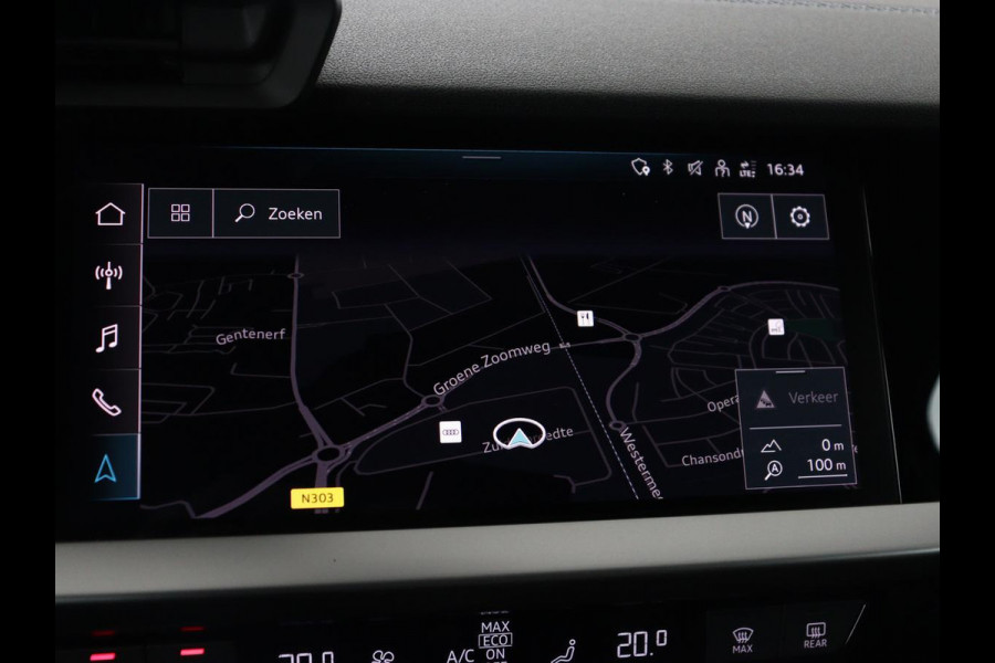 Audi S3 2.0 TFSI S3 quattro | Adaptive cruise | B&O | Bang & Olufsen | Matrix LED | Leder/Alcantara | Park Assist | Stoelverwarming | Virtual Cockpit | Carplay | Navigatie | Sportstoelen | Climate control