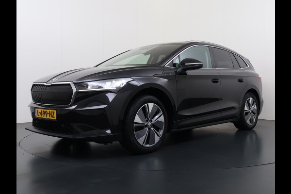 Škoda ENYAQ iV 80 SOH 91% Warmtepomp Panoramadak Trekhaak Leder+Verwarmd Stuurverwarming Assistentie-Climate 2-Comfort-Pakket Adap.Cruise 3 Zon Leder-pakket Keyless advanced Lmv Led P-Assist 1.000KG Trekgewicht 1e Eigenaar Origineel Nederlandse Auto