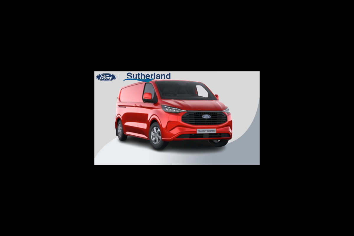 Ford Transit Custom 320 2.5 PHEV L2H1 Limited 233pk | Demo | Adaptieve Cruise Controle | Navigatie | Verwarmde Stoelen/Stuurwiel | Wegklapbare Trekhaak