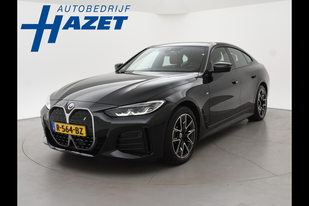 BMW i4 eDrive40 84 kWh M-SPORT + ADAPTIVE CRUISE | SFEERVERLICHTING | LEDER SPORTINTERIEUR