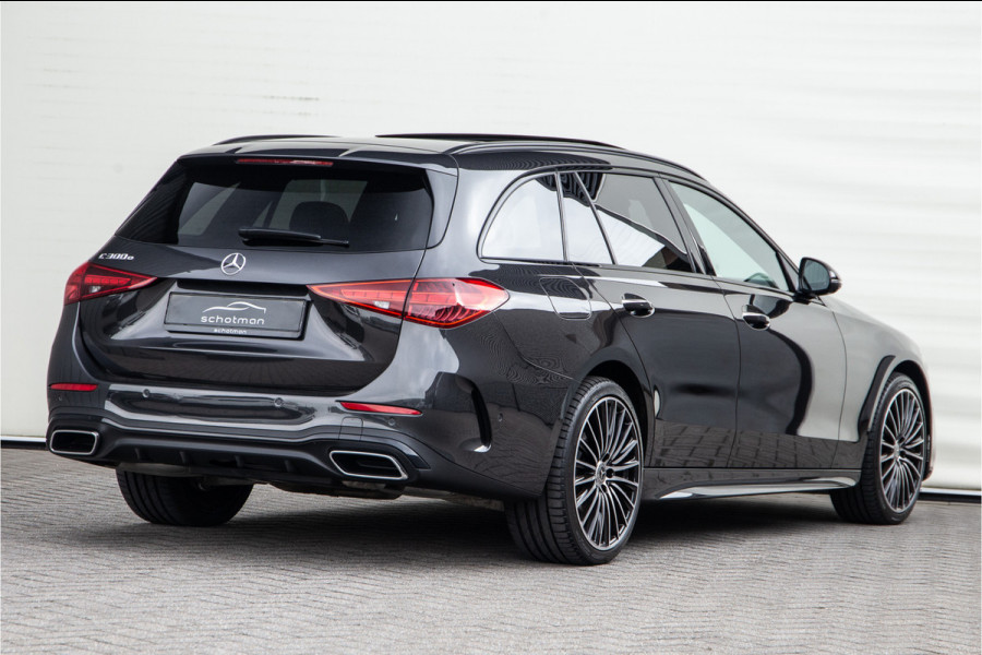Mercedes-Benz C-Klasse Estate 300 e AMG Premium, Pano, Distronic, Trekhaak, Nightpakket 2023