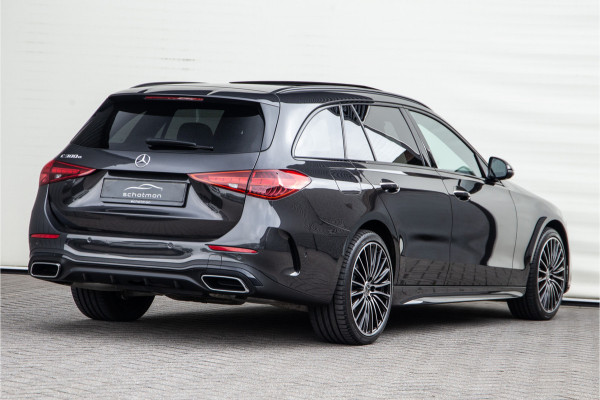 Mercedes-Benz C-Klasse Estate 300 e AMG Premium, Pano, Distronic, Trekhaak, Nightpakket 2023