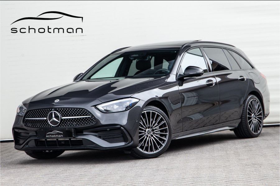 Mercedes-Benz C-Klasse Estate 300 e AMG Premium, Pano, Distronic, Trekhaak, Nightpakket 2023