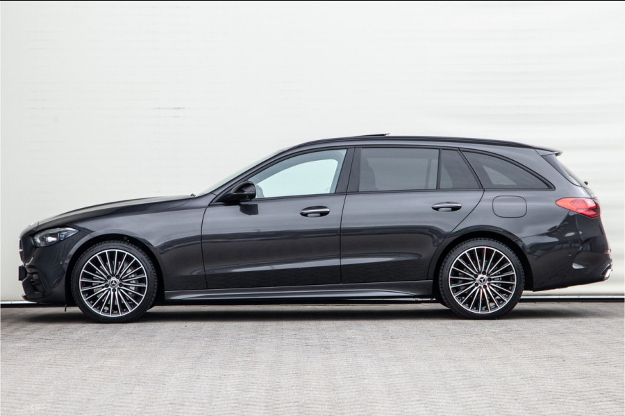 Mercedes-Benz C-Klasse Estate 300 e AMG Premium, Pano, Distronic, Trekhaak, Nightpakket 2023