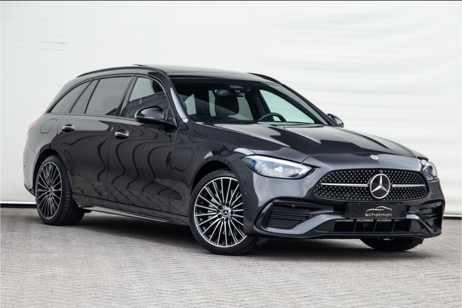 Mercedes-Benz C-Klasse Estate 300 e AMG Premium, Pano, Distronic, Trekhaak, Nightpakket 2023