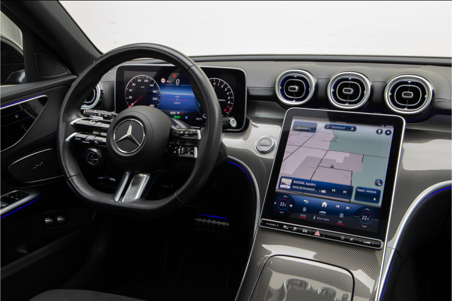 Mercedes-Benz C-Klasse Estate 300 e AMG Premium, Pano, Distronic, Trekhaak, Nightpakket 2023