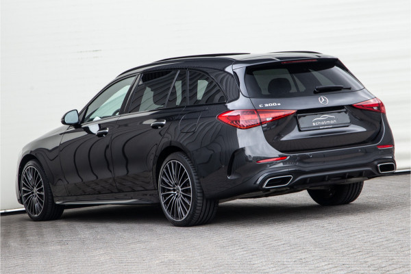 Mercedes-Benz C-Klasse Estate 300 e AMG Premium, Pano, Distronic, Trekhaak, Nightpakket 2023