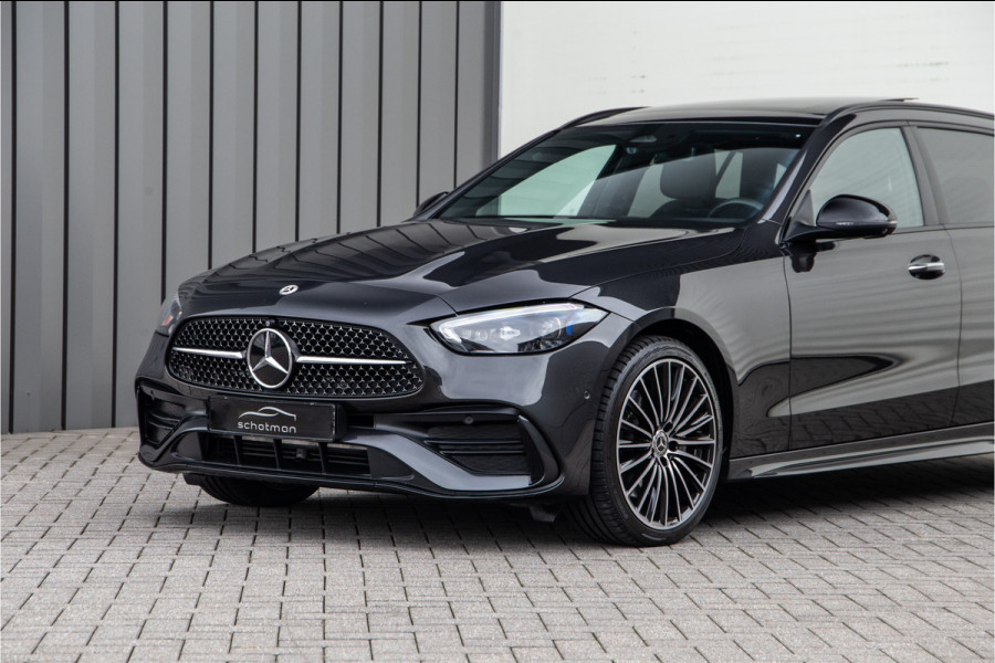Mercedes-Benz C-Klasse Estate 300 e AMG Premium, Pano, Distronic, Trekhaak, Nightpakket 2023