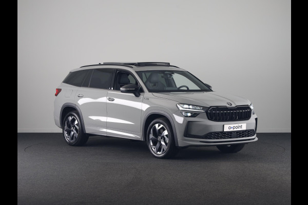 Škoda Kodiaq Sportline Business PHEV 1.5 TSI 204pk | Panoramadak | Trekhaak | Elektrisch verstelbare voorstoel met geheugen | Verwarmbare voorstoelen en achterbank |  Verlengde garantie |