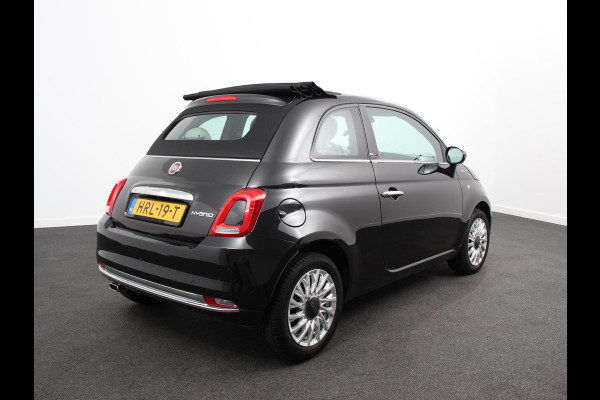 Fiat 500C 1.0 Hybrid Dolcevita Leder Navigatie Apple Carplay/Android Auto Parkeersensoren achter Cruise Control Climate Control