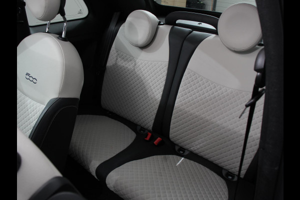 Fiat 500C 1.0 Hybrid Dolcevita Leder Navigatie Apple Carplay/Android Auto Parkeersensoren achter Cruise Control Climate Control