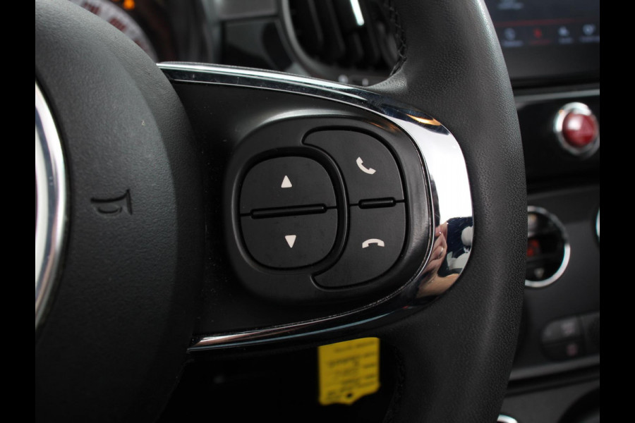 Fiat 500C 1.0 Hybrid Dolcevita Leder Navigatie Apple Carplay/Android Auto Parkeersensoren achter Cruise Control Climate Control