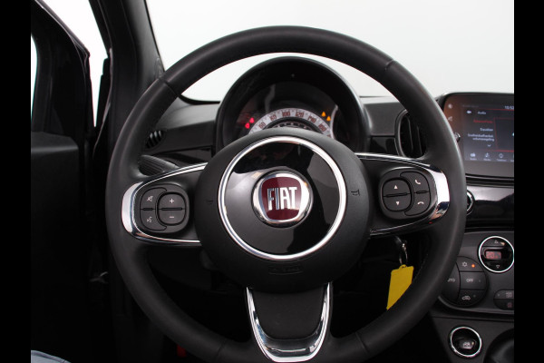 Fiat 500C 1.0 Hybrid Dolcevita Leder Navigatie Apple Carplay/Android Auto Parkeersensoren achter Cruise Control Climate Control