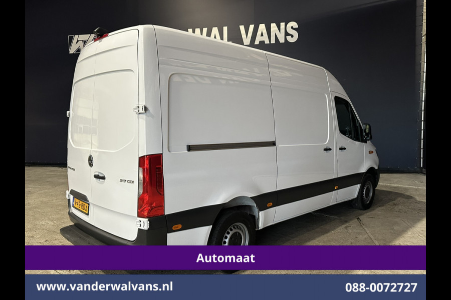 Mercedes-Benz Sprinter 317 CDI 170pk 9G-Tronic Automaat L2H2 2025 MODEL XL MBUX Euro6 Airco | Camera | Navigatie | LED | Adaptieve Cruisecontrol Chauffeursstoel, Stoelverwarming, Parkeersensoren, Bijrijdersbank