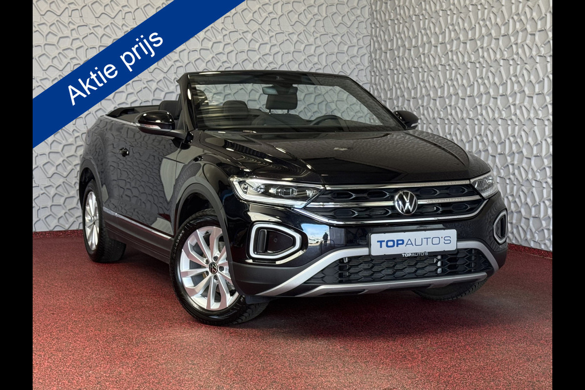 Volkswagen T-Roc Cabrio TSI VIR.COCKPIT CARPLAY NAVI IQ.LED STOEL/STUUR.VERW DAB ADAP.CRUISE ✅Top Auto's Wijchen. 30 Jaar Specialist in Volkswagen  : Alle Type's : R-Line Edition / Style / First Edition / Highline / Life , Zowel PHEV / HEV / MHEV / Benzine ✅
