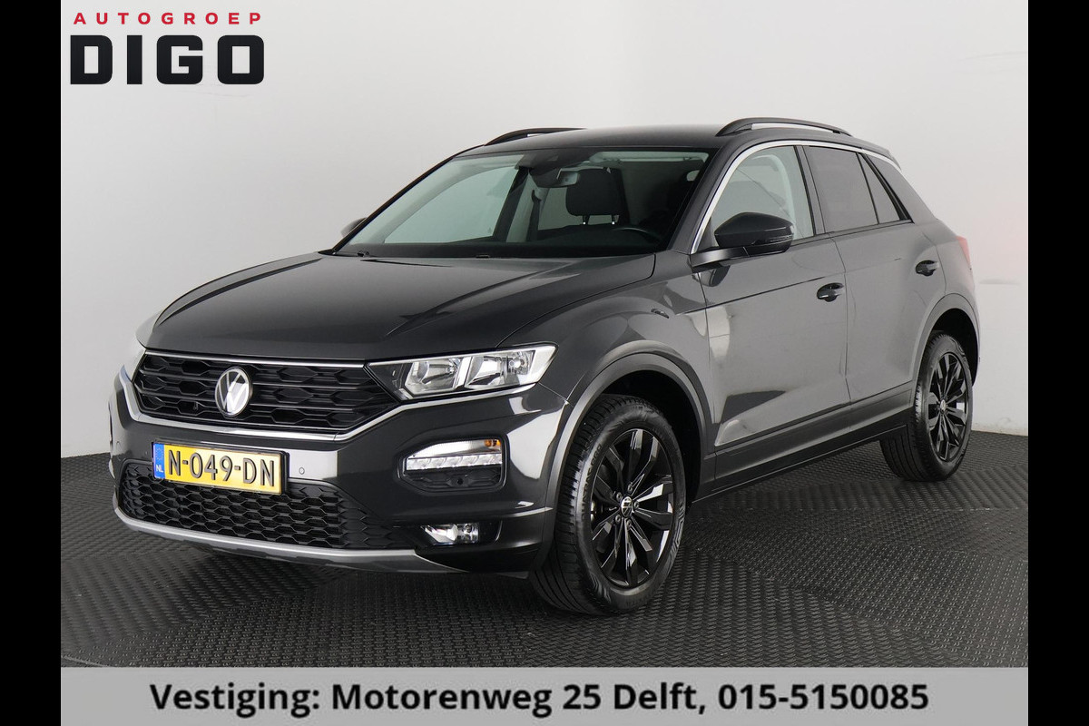 Volkswagen T-Roc 1.0 TSI STYLE 100% OH.GARANTIE TOT 10-2031* BLACKLINE .NAVI.PDC V+A.URANO GREY !