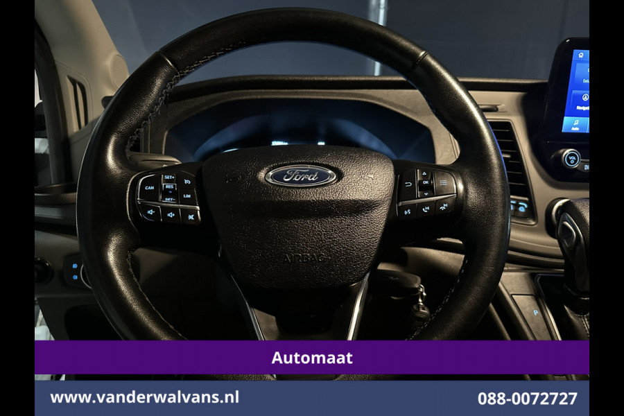 Ford Transit 2.0 TDCI 131pk Automaat L2H2 Euro6 Airco | Navigatie | Cruisecontrol Dakdraagsysteem met Ladderhouder, Android Auto, Parkeersensoren, Bijrijdersbank