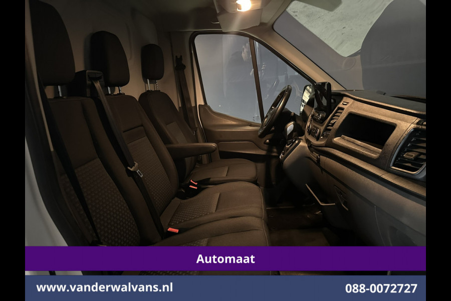 Ford Transit 2.0 TDCI 131pk Automaat L2H2 Euro6 Airco | Navigatie | Cruisecontrol Dakdraagsysteem met Ladderhouder, Android Auto, Parkeersensoren, Bijrijdersbank