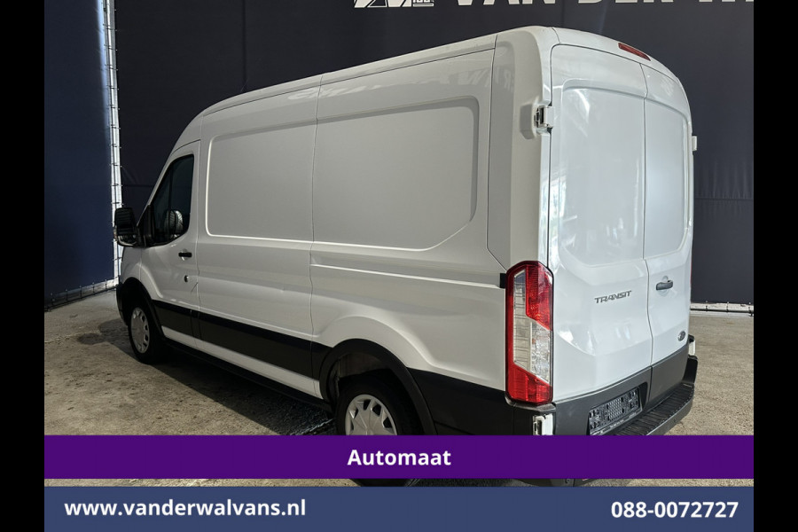 Ford Transit 2.0 TDCI 131pk Automaat L2H2 Euro6 Airco | Navigatie | Cruisecontrol Dakdraagsysteem met Ladderhouder, Android Auto, Parkeersensoren, Bijrijdersbank