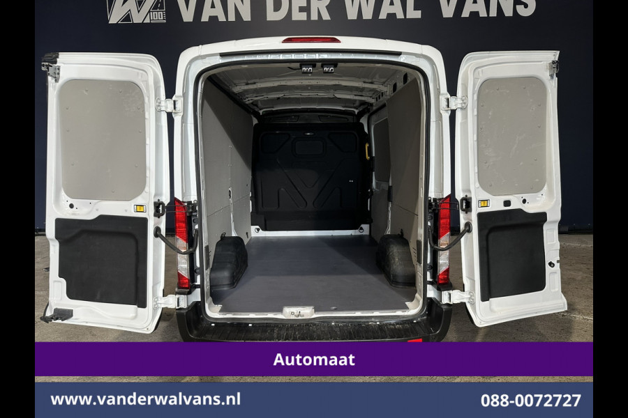 Ford Transit 2.0 TDCI 131pk Automaat L2H2 Euro6 Airco | Navigatie | Cruisecontrol Dakdraagsysteem met Ladderhouder, Android Auto, Parkeersensoren, Bijrijdersbank