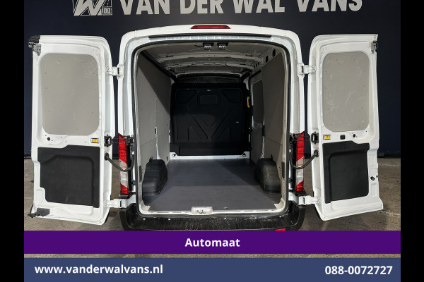 Ford Transit 2.0 TDCI 131pk Automaat L2H2 Euro6 Airco | Navigatie | Cruisecontrol Dakdraagsysteem met Ladderhouder, Android Auto, Parkeersensoren, Bijrijdersbank