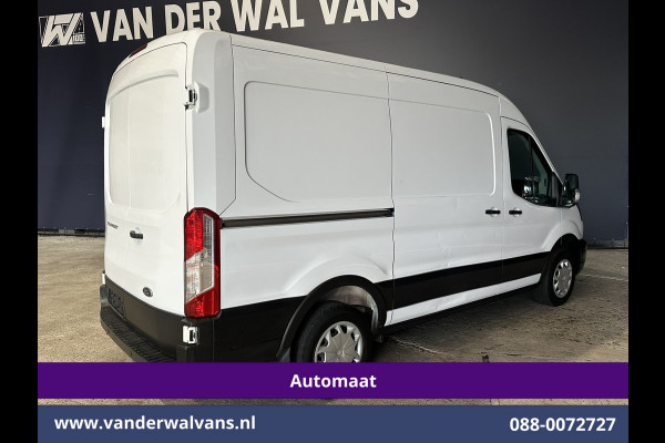 Ford Transit 2.0 TDCI 131pk Automaat L2H2 Euro6 Airco | Navigatie | Cruisecontrol Dakdraagsysteem met Ladderhouder, Android Auto, Parkeersensoren, Bijrijdersbank