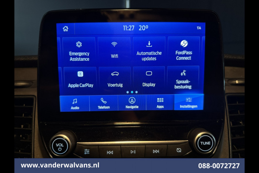 Ford Transit Custom 2.0 TDCI 105pk L2H1 Euro6 Airco | Camera | Navigatie | LED | Apple Carplay Cruisecontrol, Stoelverwarming, Verwarmde Voorruit, Parkeersensoren, Bijrijdersbank