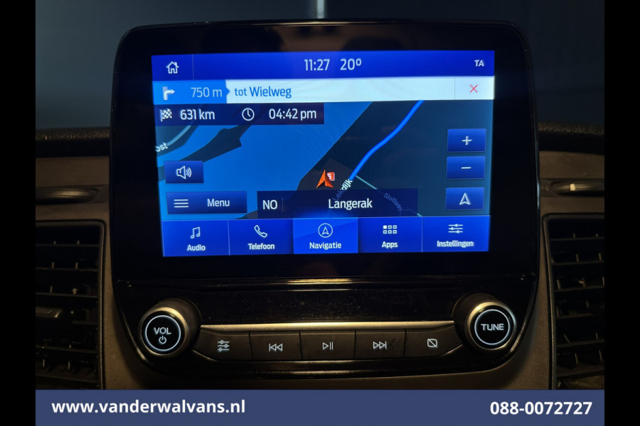 Ford Transit Custom 2.0 TDCI 105pk L2H1 Euro6 Airco | Camera | Navigatie | LED | Apple Carplay Cruisecontrol, Stoelverwarming, Verwarmde Voorruit, Parkeersensoren, Bijrijdersbank