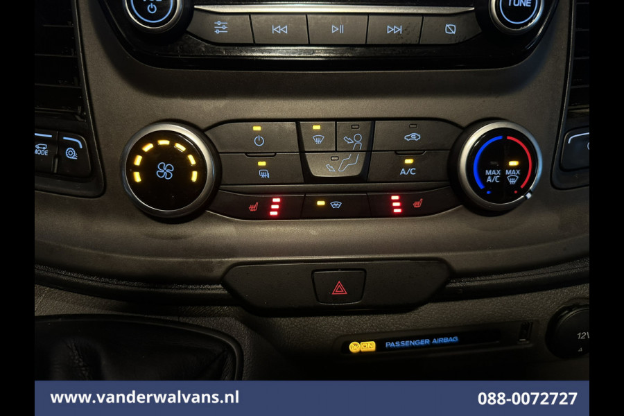 Ford Transit Custom 2.0 TDCI 105pk L2H1 Euro6 Airco | Camera | Navigatie | LED | Apple Carplay Cruisecontrol, Stoelverwarming, Verwarmde Voorruit, Parkeersensoren, Bijrijdersbank