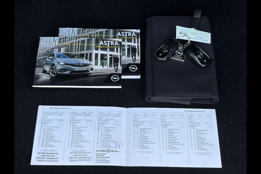 Opel Astra Sports Tourer 1.2 Business Elegance ✓1e Eigenaar✓110pk✓Carplay✓Camera✓Navi✓Clima✓Cruise✓Halfleder✓Comfortstoel✓Pdc V+A✓6 Bak✓Dealer Onderhouden✓Keyless✓Lm velgen✓N.A.P✓Apk tot 06-2027