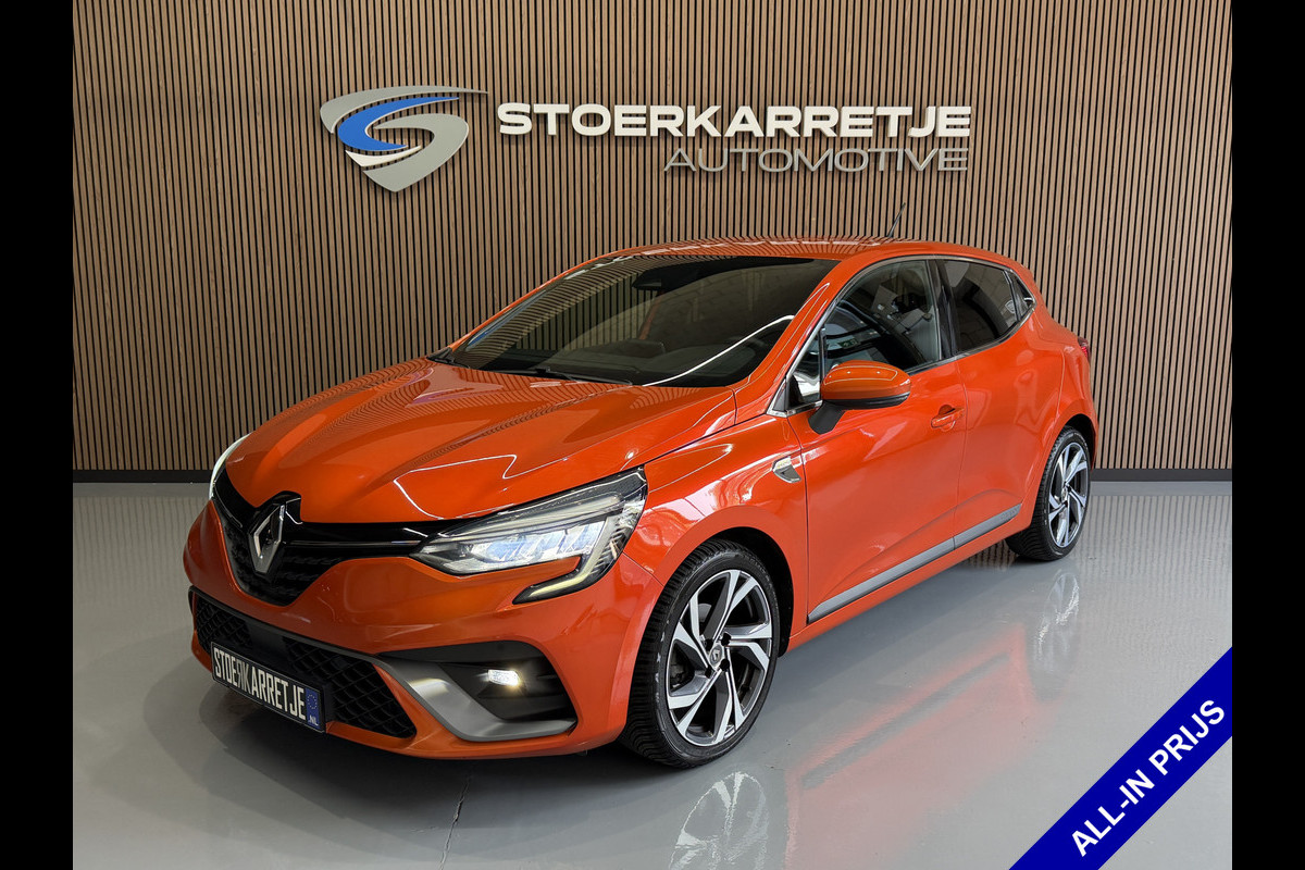 Renault Clio 1.0 TCe 100pk R.S. Line | Groot Navi | Camera | Carplay | 17 inch | Sport stoelen | 100% onderhouden!
