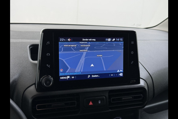 Peugeot Partner 1.5 BlueHDi 100 S&S L1, 3 Persoons! Airco, Navigatie, Ex lease