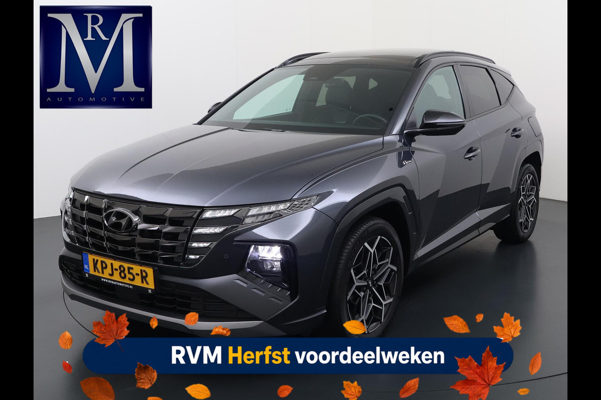 Hyundai Tucson 1.6 T-GDI HEV N Line Sky 4WD VAN: 37.900,- VOOR: 32.877,- UW HERFSTVOORDEEL: 5.023,-PANO |DEALER ONDERHOUDEN| HYUNDAI GARANTIE T/M 02-2028| STOELVENTILATIE + VERWARMING| CAMERA | FULL OPTIONS| ACHTERBANK VERWARMD