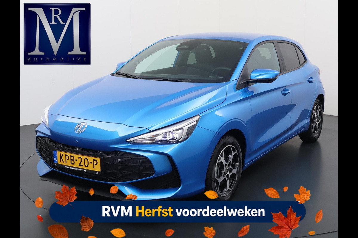 MG MG3 Hybrid+ 1.5 Hybrid+ Luxury VAN:22.900,- VOOR:19.330,- UW HERFSTVOORDEEL:3.570,-| ONDERHOUD GEHAD BIJ DEALER, DIRECT LEVERBAAR | 7 JAAR MG FABRIEKS GARANTIE TM 02-2032 | STOEL + STUURVERWARMING | 360 CAMERA | ADAP. CRUISE | DODE HOEK | KEYLESS | APPLE CARPLAY |