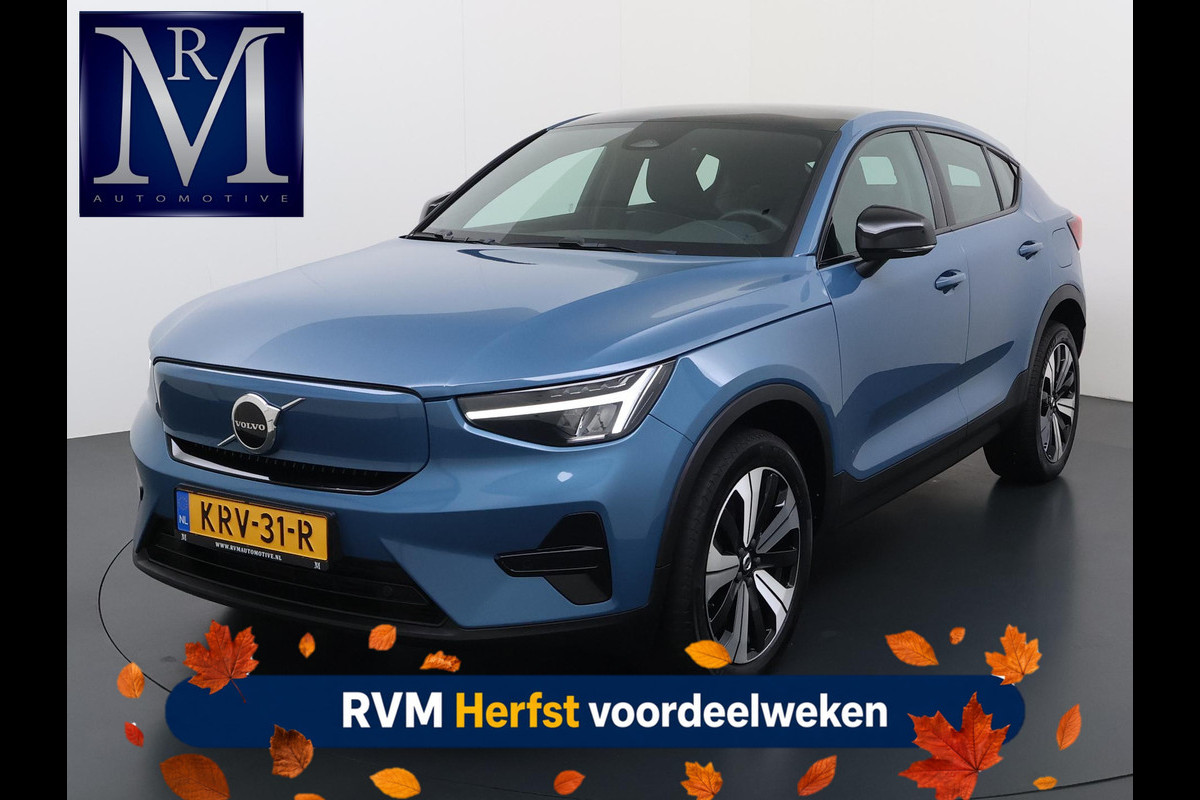 Volvo C40 Recharge Core 70 kWh VAN:32.900,- VOOR:29.770,- UW HERFSTVOORDEEL:3.130,- SOH 95% | STOEL & STUUR VERWARMING | ACHTERUITRIJCAMERA | 12 MND BOVAG GARANTIE| PANO| VOLVO DEALER ONDERHOUDEN|