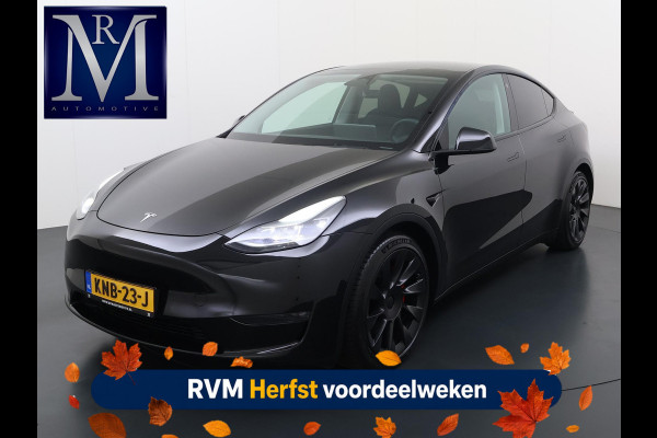 Tesla Model Y Performance AWD 75 kWh VAN:41.900,- VOOR:37.877,- UW HERFSTVOORDEEL:4.023,- SOH 94% RIJKLAAR GELEVERD | TESLA FABRIEKSGARANTIT TOT 3-2027 OF 80.000 | TESLA GARANTIE ACCU + AANDRIJFLIJN T/M 03-2031/ 192.000KM|