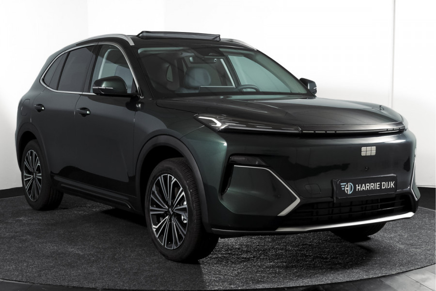 GEELY Starray EM-i 1.5 Max+ PHEV | 136km Elektrisch |S/K-Panodak | 360 Camera | NAV+App. Connect | V2L | Warmtepomp | HUD | Stoelverwarming & verkoeling | Memory | Elek. klep | Flyme | LM 19" | 7080