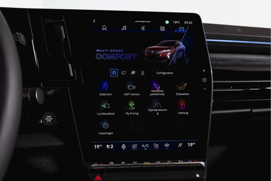 Renault Austral 1.2 E-Tech full hybrid 200 esprit Alpine | 360 Camera | Elek. Stoelen | Winterpack | Dig. Cockpit | Adapt. Cruise | PDC | NAV+App. Connect | ECC | LM 20" | 5819