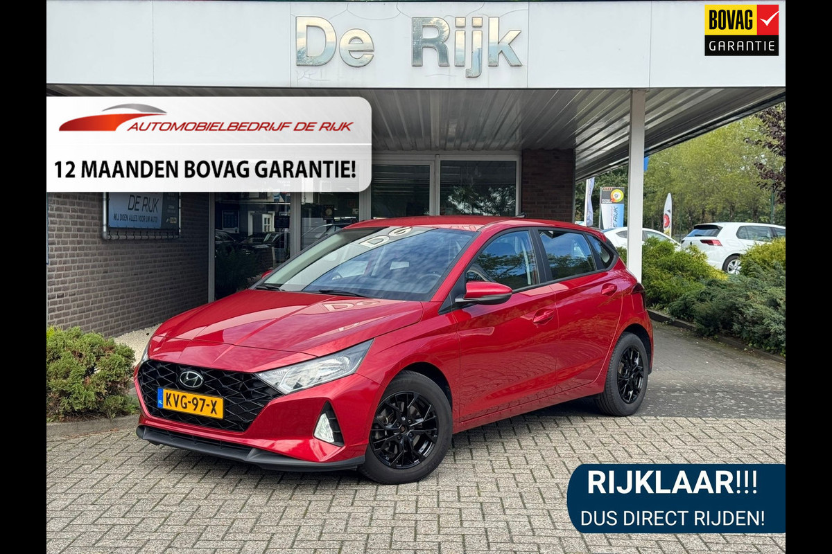 Hyundai i20 1.0 T-GDI Comfort RIJKLAAR!| Carplay/Android, Camera, Stoel+Stuurverw., 15'' LMV, Lane Assist, Dodehoek | Dealeroh. |