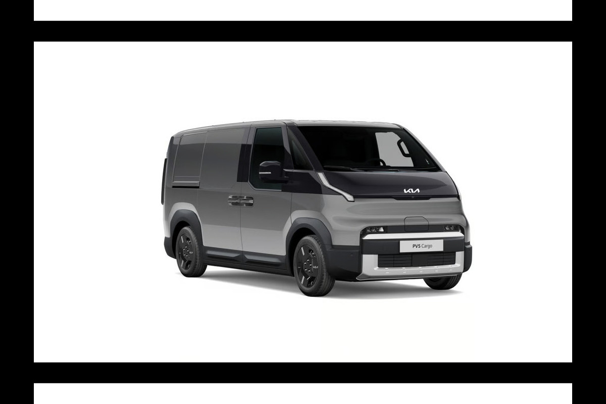 Kia PV5 L2H1 Elite Executive 71.2 kWh | Actieprijs* | OP VOORRAAD | Stoel ventilatie | All season banden | Navi. | Clima. | Achteruitrijcamera | Adapt. Cruise. | Stoel&Stuur Verwarming | Dodehoekcamera | Parkeersensoren | Bekleding In Stof/Lederlook Combinatie