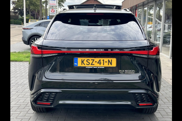 Lexus RX 500h Turbo 371pk AWD F Sport Line | Panoramadak, 21 inch, 360 Camera, Head up display, Memory, Stoelventilatie