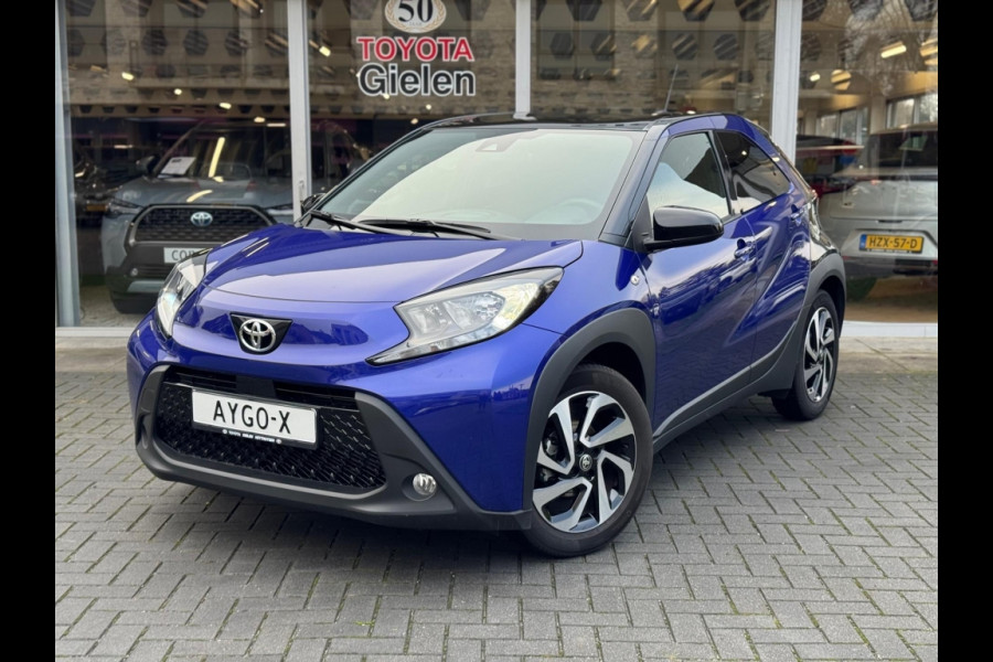 Toyota Aygo X 1.0 VVT-i MT Pulse Bi-tone | Juniper blue, 17 inch, Privacy glass, Apple CarPlay/Android auto, Airconditioning, Parkeercamera