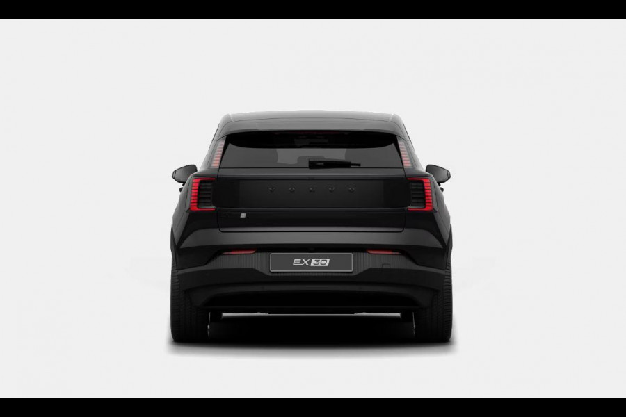 Volvo EX30 P5 Ext. Range Plus Black Edition Europa 69 kWh / Adaptive Cruise Control / Harman Kardon / Extra getint glas / Stoelverwarming / Stuurverwarming / Achteruitrijcamera / Elektrisch verstelbare stoelen /