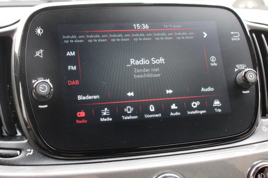 Fiat 500C 1.0 Hybrid Dolcevita Lederen Bekleding Cruise Control Climate Control Parkeersensoren Achter DAB Lichtmetalen Velgen
